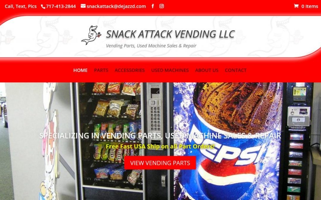 Snack Attack Vending Machines Parts Repair PA