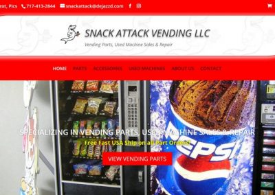 Snack Attack Vending Machines Parts Repair PA